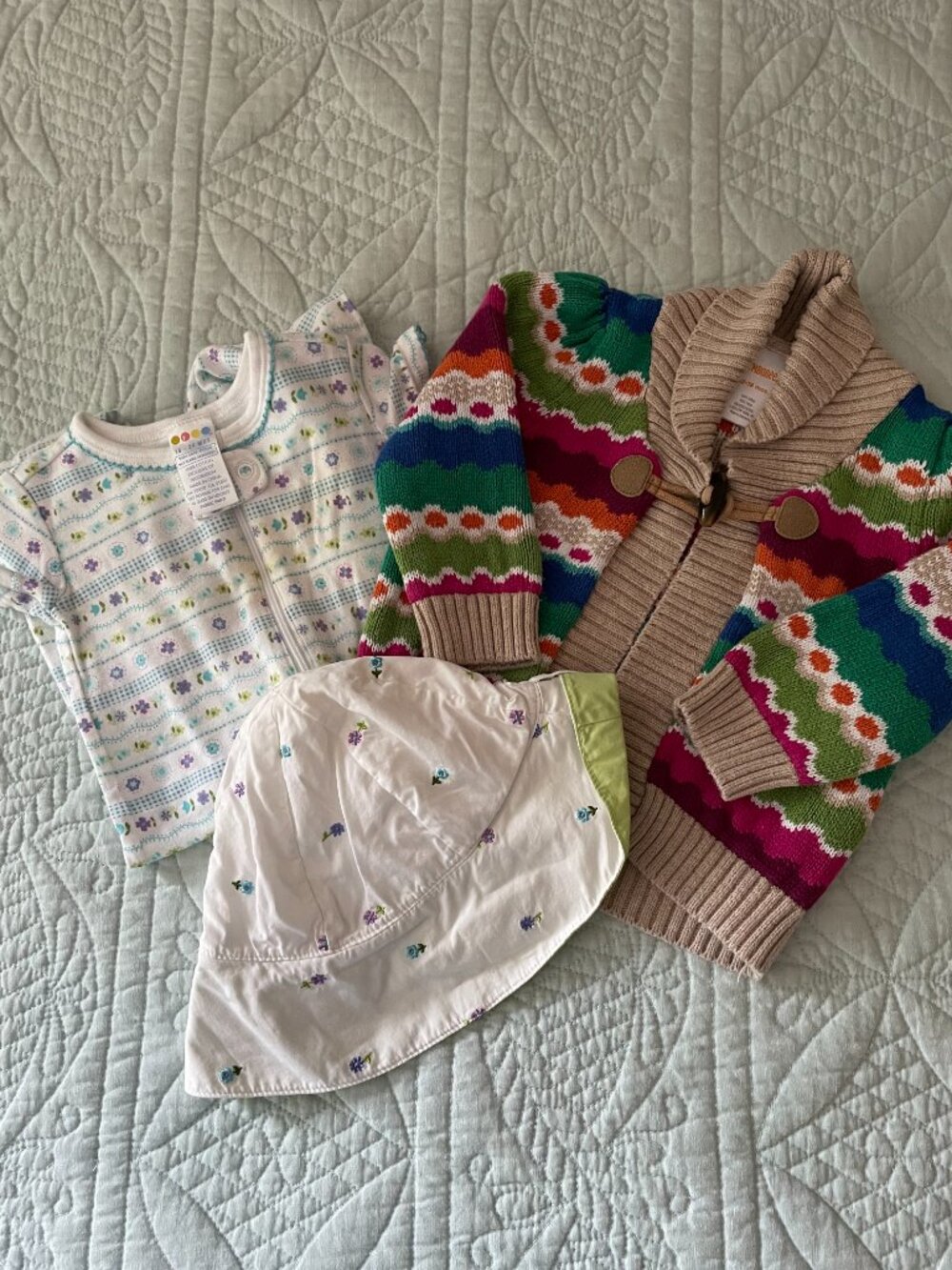 GYMBOREE | Baby Girls' Vibrant 3 Piece Clothing Bundle Size 12m to 24m